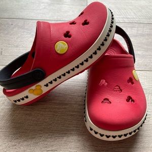 Mickey Mouse Toddler Crocs